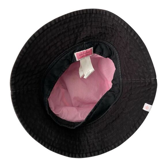 Kate Spade Black Spade Logo Bucket Hat in Black Size OS main image 4